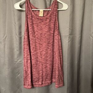 Faded Glory Marled Purple Tank Top